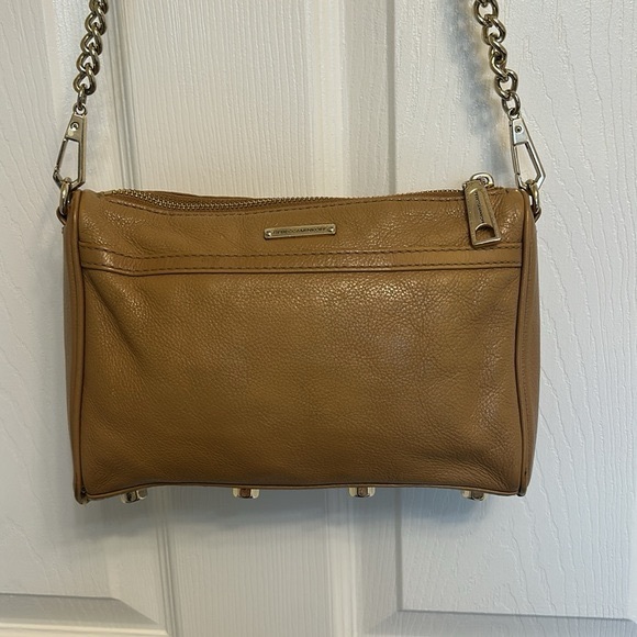 Rebecca Minkoff Tan Crossbody Bag with Chain Strap - Picture 3 of 8
